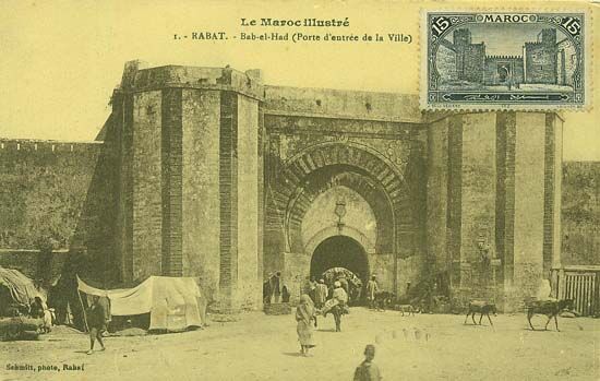 Bab El Had — carte postale de Rabat