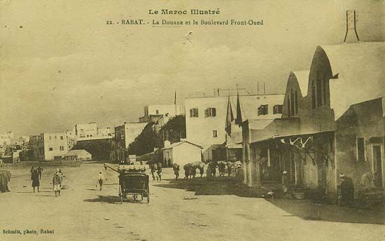 La Douane — carte postale de Rabat