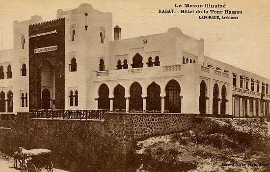 Les Hôtels & Restaurants — carte postale de Rabat