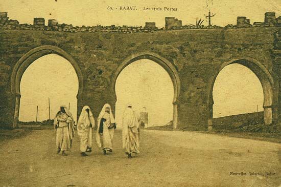 Bab Rwah — carte postale de Rabat