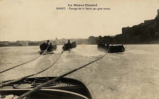 L'Oued — carte postale de Rabat