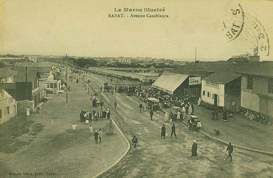 Le Quartier de l'Océan — carte postale de Rabat