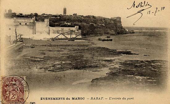 Les vues du port, Rabat — cliché 1